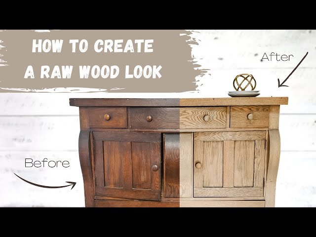 Comment Choisir et Peindre des Meubles en Bois Brut Facilement