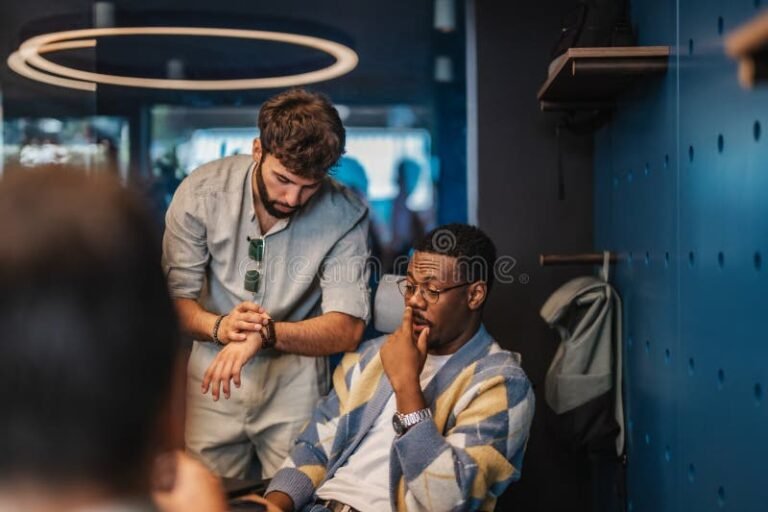 personne utilisant un cheque emploi service moderne